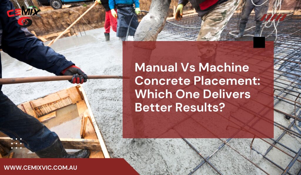 Manual Vs Machine Concrete Placement