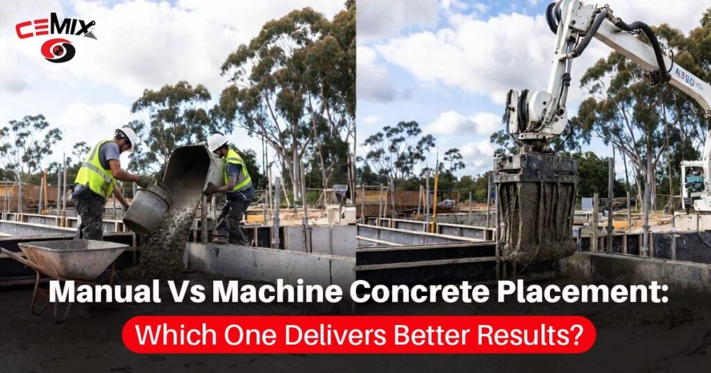 Manual Vs Machine Concrete Placement