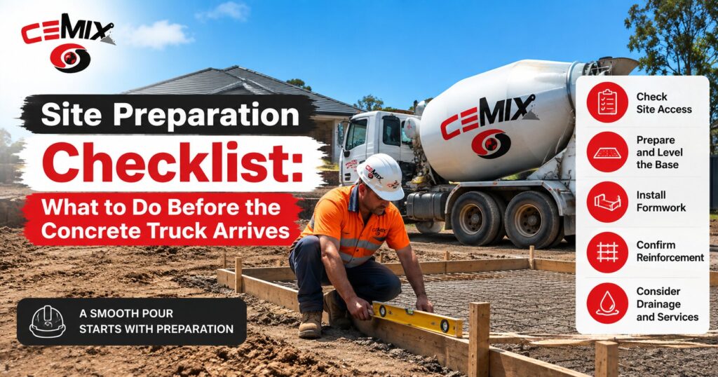 concrete site preparation