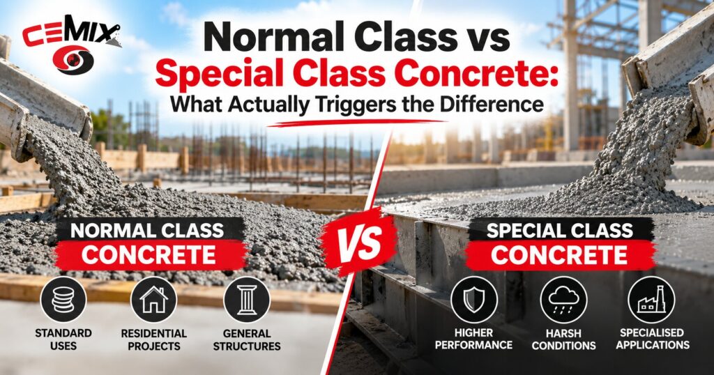Normal Class vs Special Class Concrete: What Actually Triggers the Difference